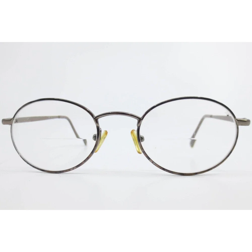 3M AOSafety DT-2 Eyeglasses Brown Marble Oval Metal Frames 50-20 140 Z87-2+